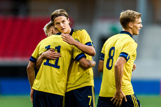 August Erlingmark, Pontus Almqvist and Jesper Karlsson of