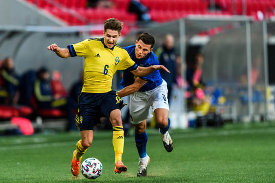 Leo Bengtsson of Sweden and Luca Pellegrini of Italy