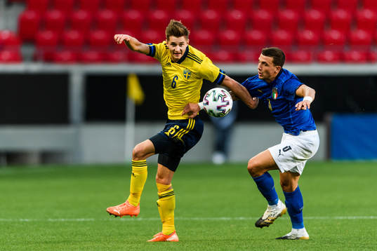 Leo Bengtsson of Sweden and Luca Pellegrini of Italy