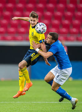 Leo Bengtsson of Sweden and Luca Pellegrini of Italy