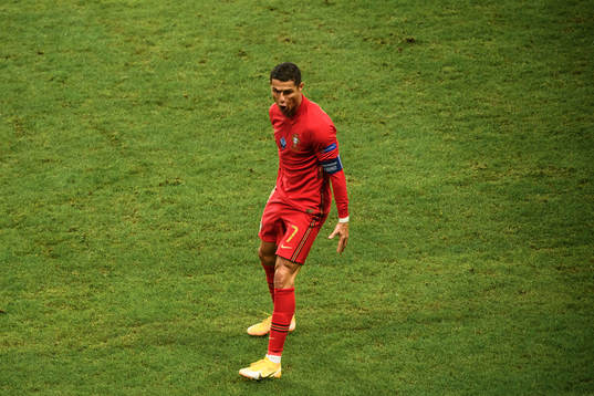 Cristiano Ronaldo of Portugal celebrates