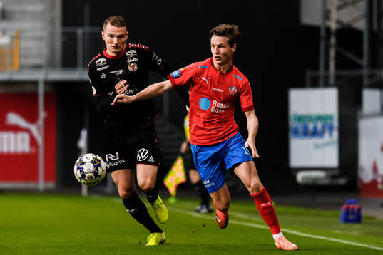 Kalmars Piotr Johansson och Helsingborgs Max Svensson
