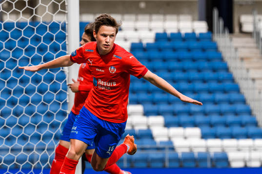 Helsingborgs Max Svensson jublar