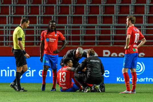 Helsingborgs Martin Olsson får vård