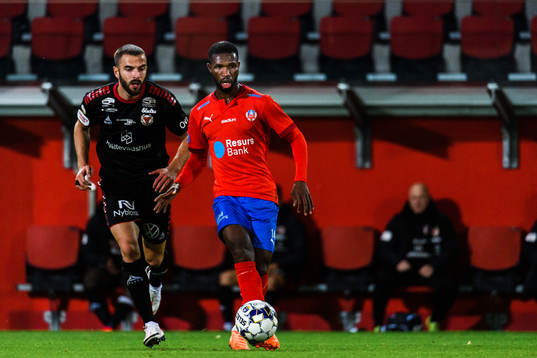 Kalmars Filip Sachpekidis och Helsingborgs Mohammed