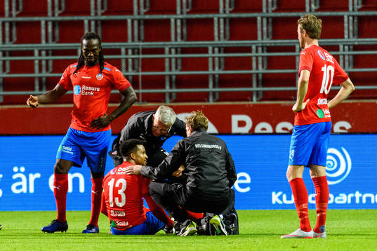 Helsingborgs Martin Olsson får vård
