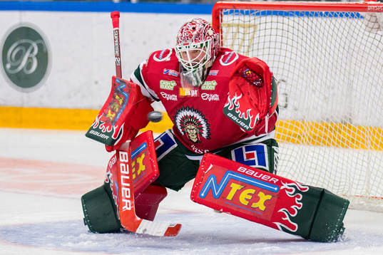Frölundas målvakt Niklas Rubin