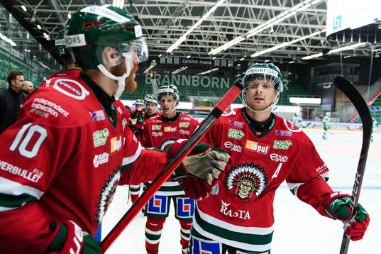 Bläddra bland fler bilder av Ishockey, Träningsmatch, Rögle - Frölunda