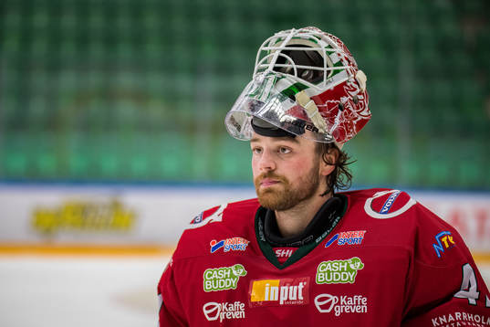Frölundas målvakt Niklas Rubin