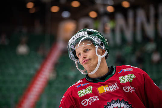 Frölundas Max Friberg deppar
