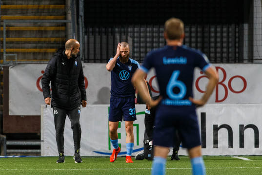 Malmö FFs Jo Inge Berget har ont