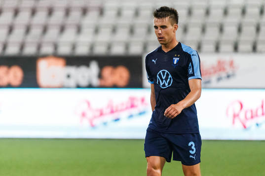 Malmö FFs Jonas Knudsen deppar