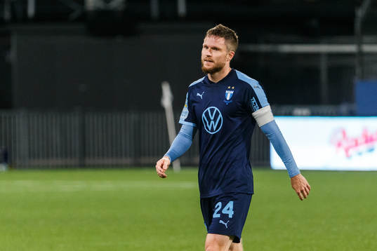 Malmö FFs Lasse Nielsen deppar
