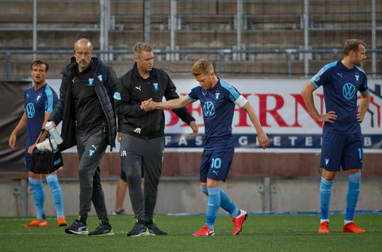 Malmö FFs Anders Christiansen skadad och Malmö FFs Ola