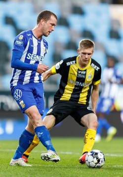 IFK Göteborgs Jakob Johansson och Hammarbys Aron Johansson