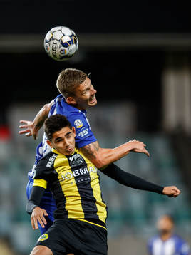 IFK Göteborgs Pontus Wernbloom och Hammarbys Aimar Sher