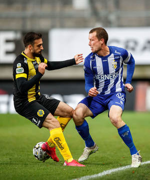 Hammarbys Abdul Khalili och IFK Göteborgs Jakob Johansson