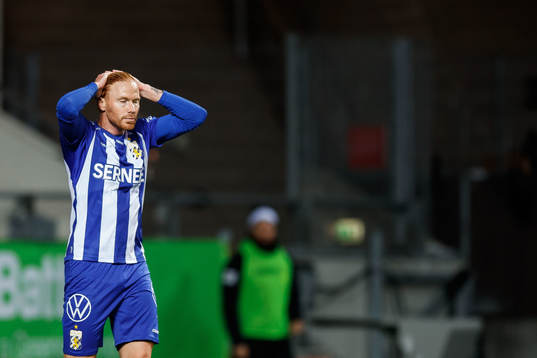 IFK Göteborgs Alexander Farnerud deppar