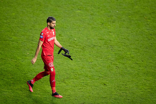 IFK Göteborgs målvakt Ioannis Anestis deppar