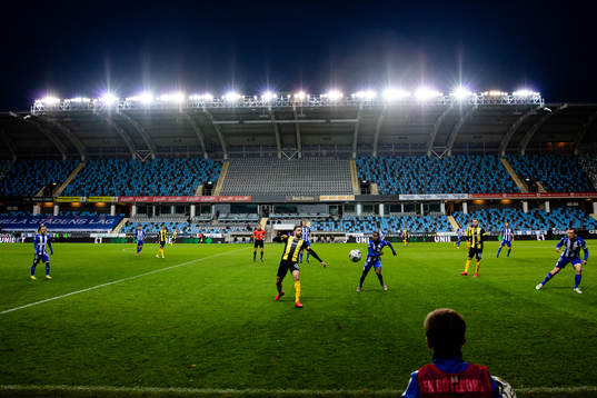 Hammarbys Abdul Khalili och IFK Göteborgs Alhassan Yusuf