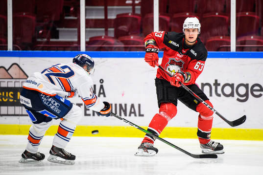 Växjös Alex Ånnhagen Malmö Redhawks Fredrik Händemark