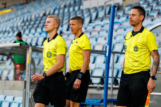 Domare Adam Ladebäck, Daniel Wärnmark och Per Rehnlund
