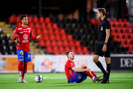 Östers Marc Rochester Sörensen och Nicolas Mortensen