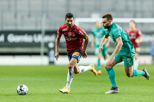 Örgrytes Ailton Jose Almeida och Ljungskiles Johannes Vall