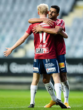 Örgrytes Adam Bergmark Wiberg jublar