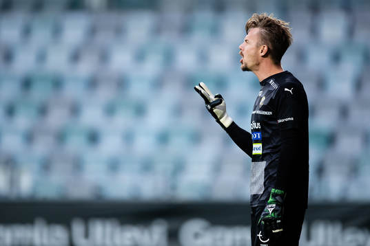 Ljungskiles målvakt Erik Dahlin