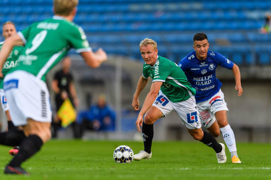Brages André Kamp och Trelleborgs Haris Brkic