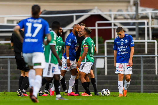 Trelleborgs Salif Camara Jönsson och Brages Seth Kanteh