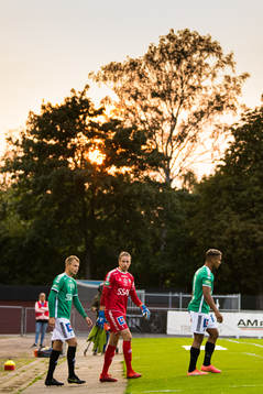 Brages Alexander Zetterström, målvakt Adrian Engdahl och