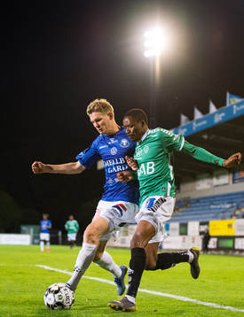 Trelleborgs Fritiof Björkén och Brages Bantu Mzwakali