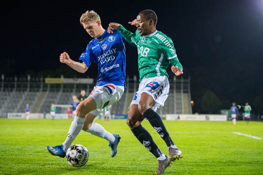 Trelleborgs Fritiof Björkén och Brages Bantu Mzwakali