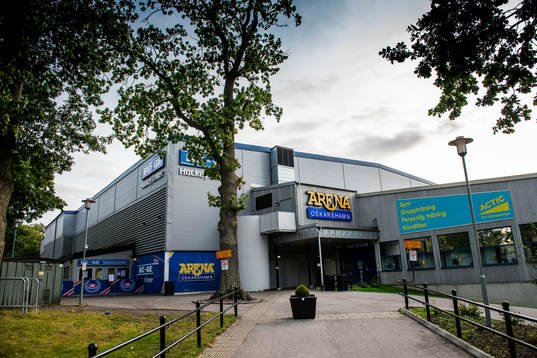 Exteriör av Be-Ge Hockey Center