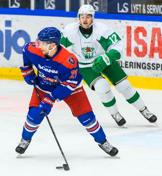 Oskarshamns Brian Cooper och Rögles Brady Ferguson