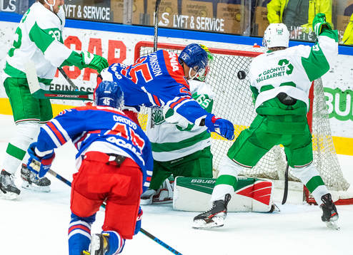 Oskarshamns Johannes Salmonsson gör 2-1
