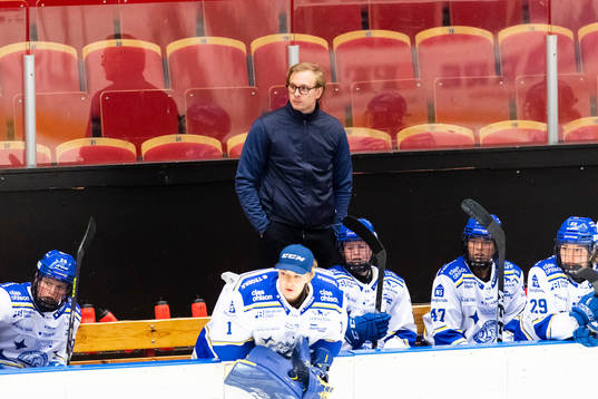 Leksands tränare Lars Stenmark