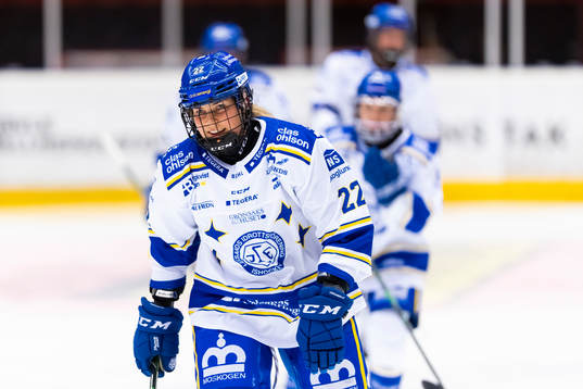 Leksands Dominique Rüegg jublar