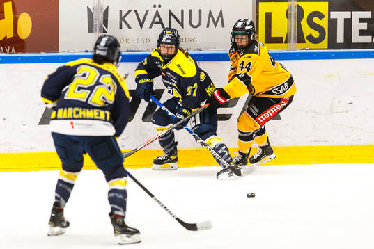 s Jessica Healey och Luleås Nicoline Söndergaard Jensen