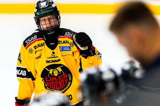 Luleås Nicoline Söndergaard Jensen jublar