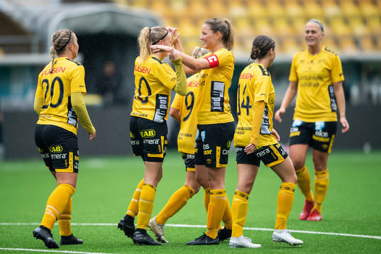 Elfsborgs spelare jublar