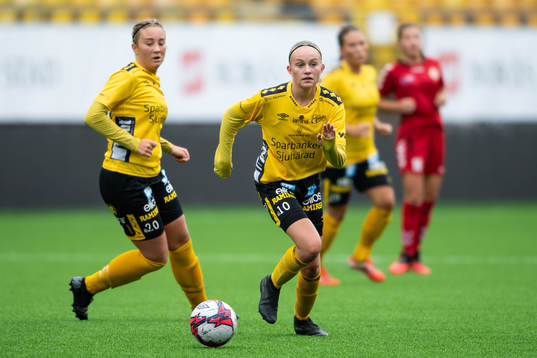 Elfsborgs Matilda Ståhlbom Karlsson och Ebba Johansson