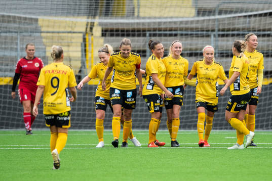 Elfsborgs spelare jublar