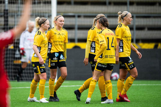 Elfsborgs Matilda Ståhlbom Karlsson jublar