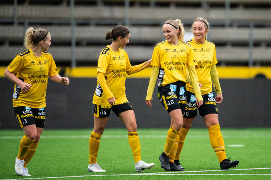 Elfsborgs Matilda Ståhlbom Karlsson jublar