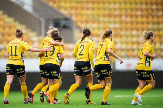 Elfsborgs spelare jublar