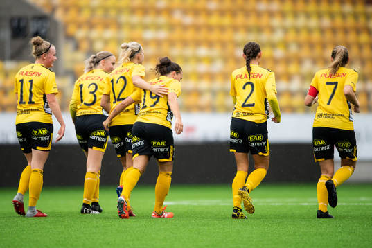 Elfsborgs spelare jublar