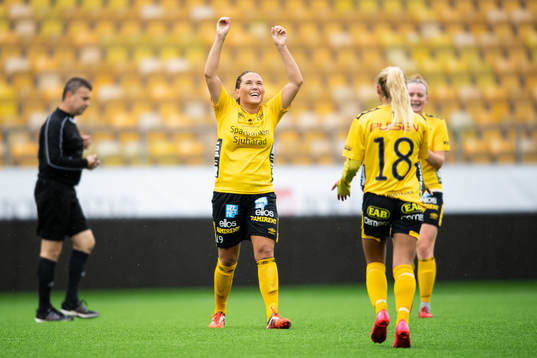 Elfsborgs Johanna Kalinski Köhlqust jublar